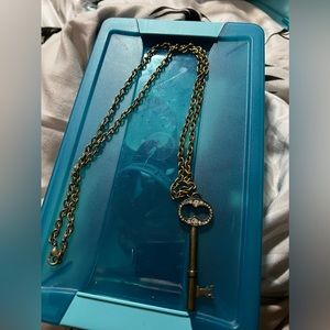 Key long chain necklace